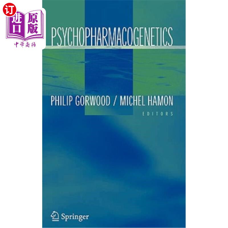 海外直订Psychopharmacogenetics 精神药物遗传学