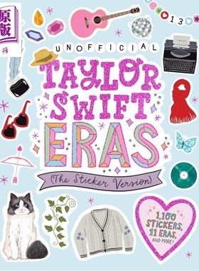 预售 泰勒斯威夫特时代 贴纸版 非官方 Unofficial Taylor Swift Eras 英文原版 Workman Publishing【中商原版】