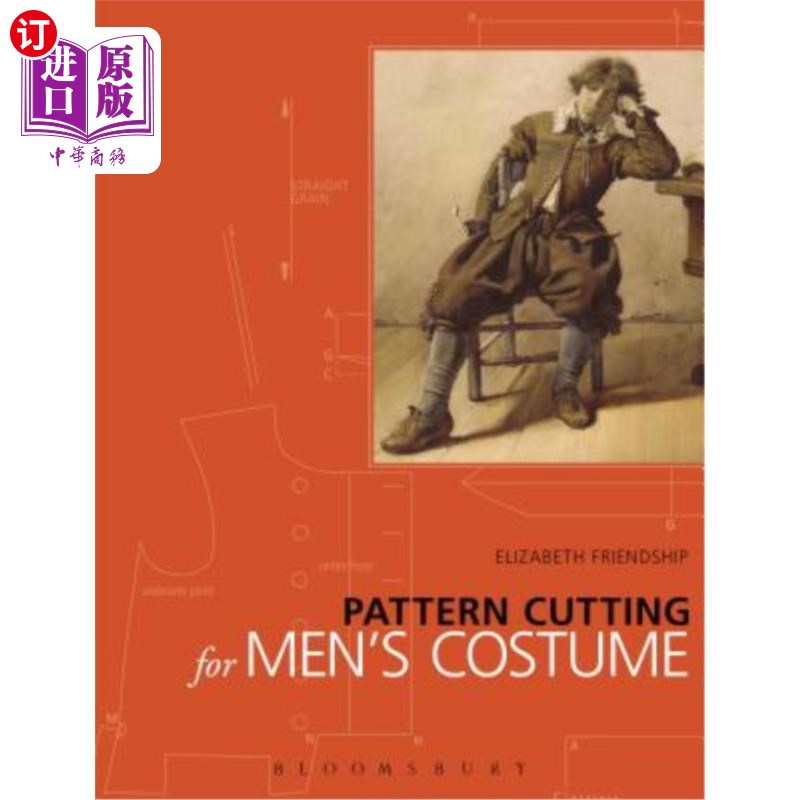 海外直订Pattern Cutting for Men's Costume 男装裁剪