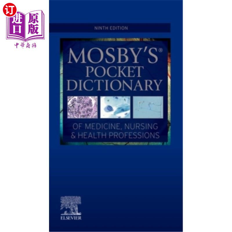 海外直订医药图书Mosby's Pocket Dictionary of Medicine, Nursing & Health Professions 莫斯比医药、护理和卫生专业袖珍