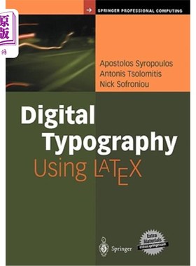 海外直订Digital Typography Using Latex 使用乳胶的数字印刷术