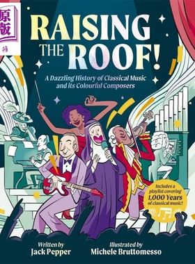 Raising the Roo 天籁之音 英文原版音乐史知识科普绘本 学习乐器大提琴 协奏曲交响乐 作曲家莫扎特 古典乐曲【中商原版】