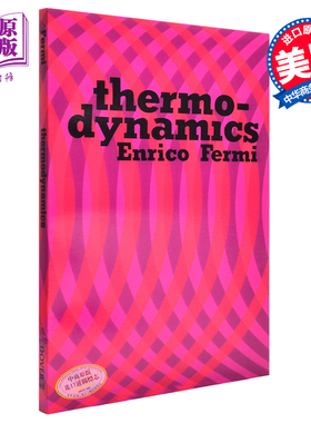 【中商原版】热力学 英文原版 Thermodynamics Enrico Fermi Dover Publications 物理学科普书籍
