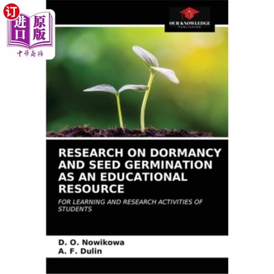 海外直订Research on Dormancy and Seed Germination as an Educational Resource 作为教育资源的休眠和种子萌发研究