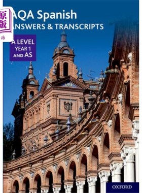 海外直订AQA Spanish A Level Year 1 and AS Answers & Transcripts AQA西班牙语A Level 1年级及AS答案和成绩单