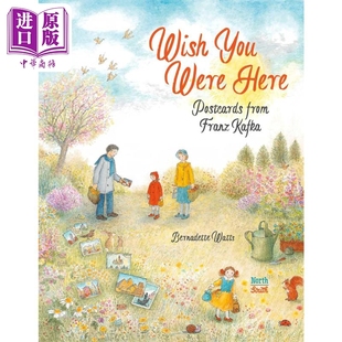 You 英文原版 Bernadette Wish 8岁 希望你在这里 Were Watts 精装 儿童绘本故事图画书 Here 中商原版 进口童书读物