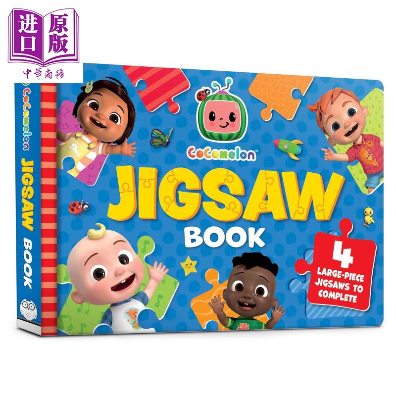 CoComelon Jigsaw Book 拼图书 可可西瓜 英文原版 进口图书 低幼儿童绘本活动书【中商原版】