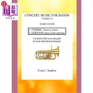 BANDS Volume 海外直订CONCERT 第三卷 FOR 乐队音乐会音乐 MUSIC