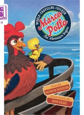 海外直订Marco Pollo, World-Traveling Chicken: The Adventure Begins 马可·波罗，世界旅行鸡：冒险开始了