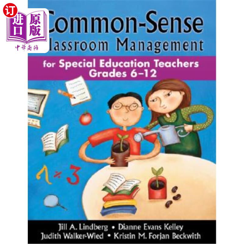 海外直订Common-Sense Classroom Management for Special Education Teachers, Grades 6-12 6-12年级特殊教育教师课堂常识