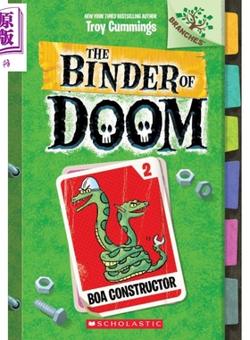预售 The Binder Of Doom 2 Boa constructor 学乐大树 毁灭笔记第二季2 英文原版 儿童小初文学 桥梁章节书【中商原版】