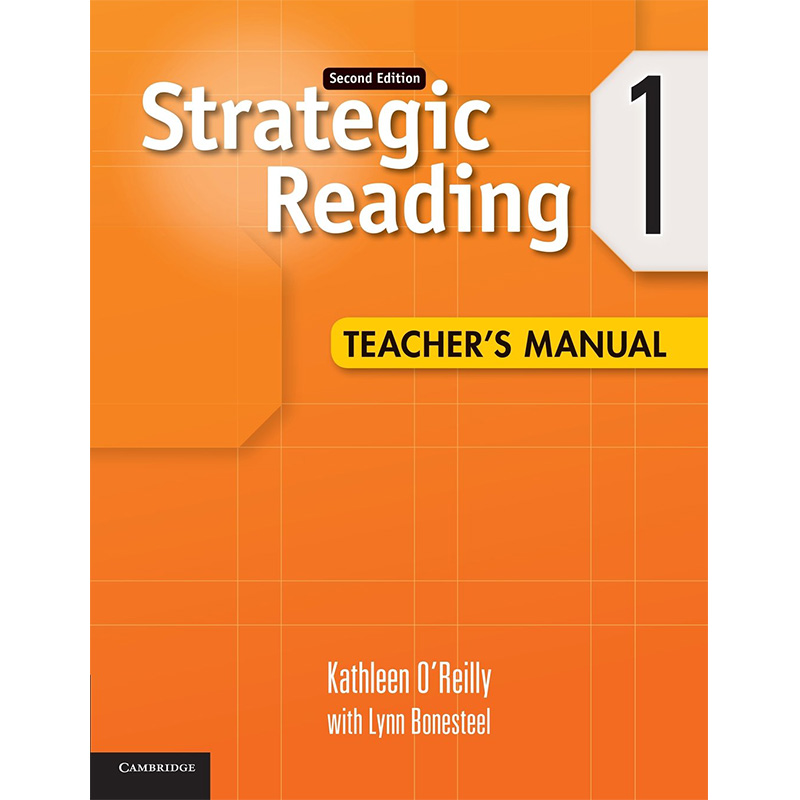 现货 【中商原版】策略阅读第二版（1）-教师书 英文原版 Strategic Reading Level 1 Teacher's Manual