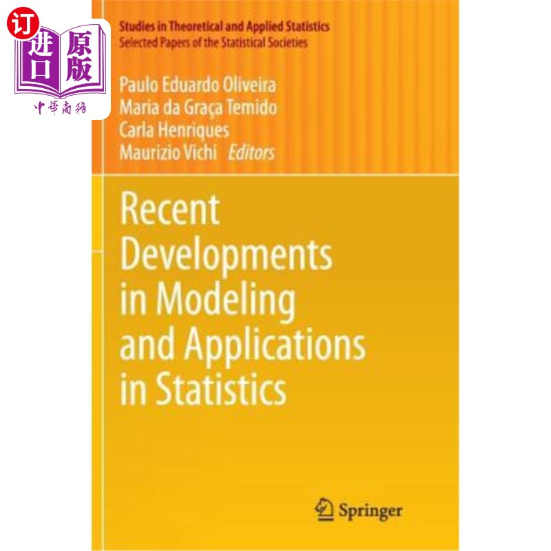 海外直订Recent Developments in Modeling and Applications in Statistics 统计学建模与应用的新进展