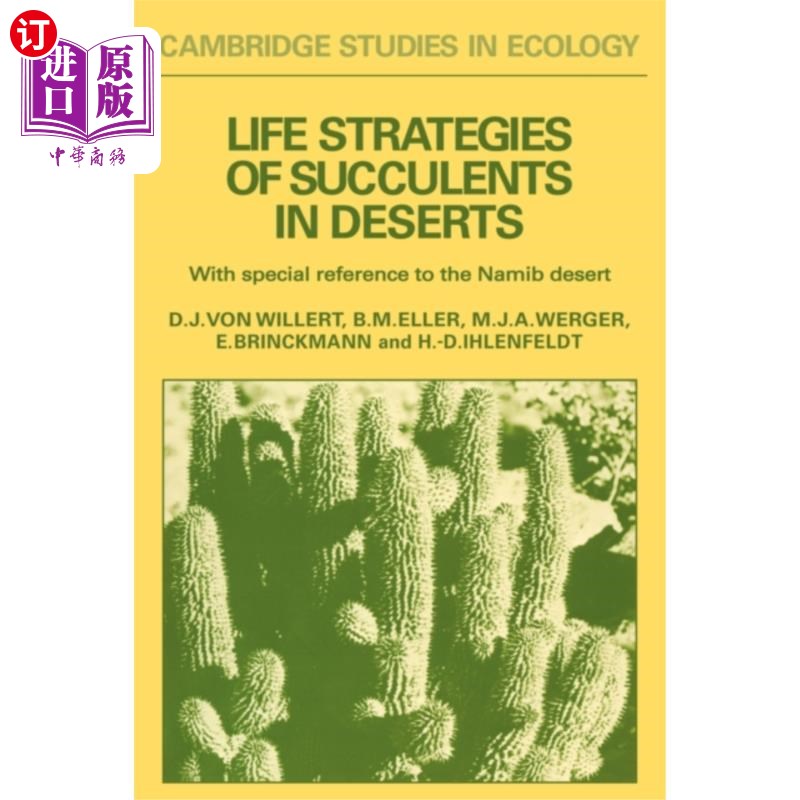 海外直订Life Strategies of Succulents in Deserts 沙漠中多肉植物的生存策略