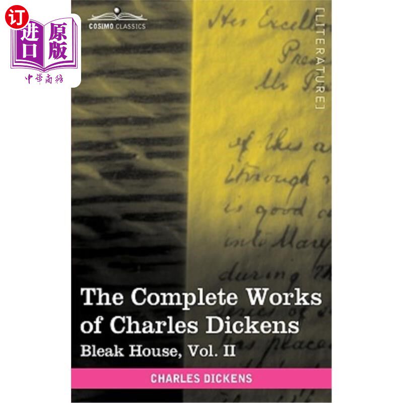 海外直订The Complete Works of Charles Dickens (in 30 Volumes, Illustrated): Bleak House, 查尔斯·狄更斯全集(30卷,