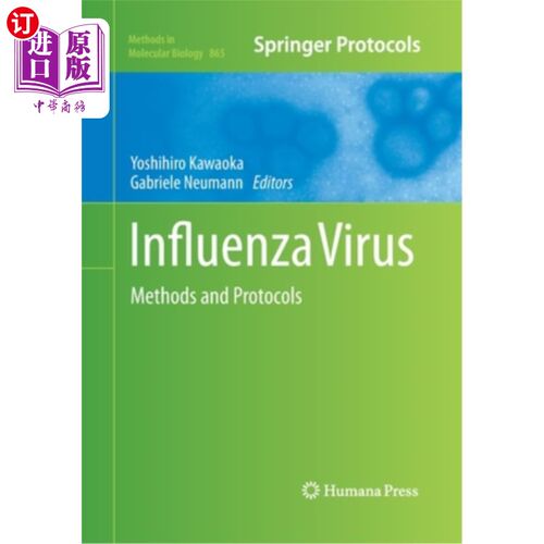 海外直订医药图书Influenza Virus: Methods and Protocols 流感病毒:方法和协议