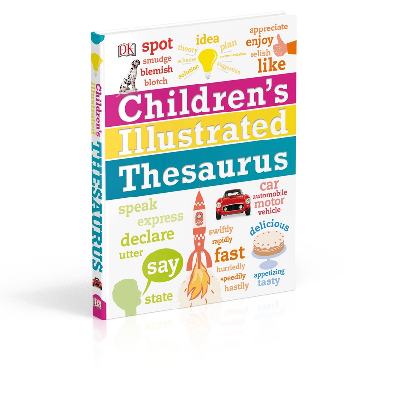 预售【中商原版】DK儿童图解同义词词典英文原版 Children's Illustrated Thesaurus精装插图字典分类词词典 8-14岁英语词汇