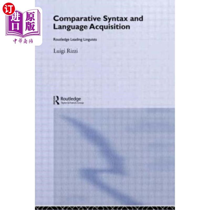 海外直订Comparative Syntax and Language Acquisition 比较句法与语言习得