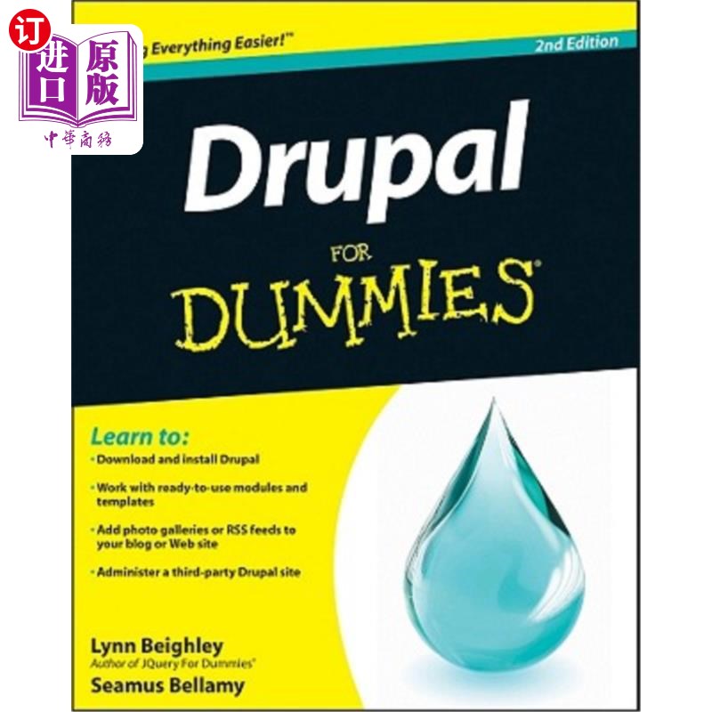 海外直订Drupal For Dummies 2e Drupal傻瓜2e