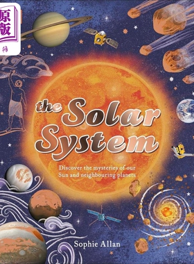 DK太阳系手册 The Solar System 英文原版 儿童科普绘本 少儿自然科学读物 天文学知识百科图画书 精装进口7-10岁【中商原版?