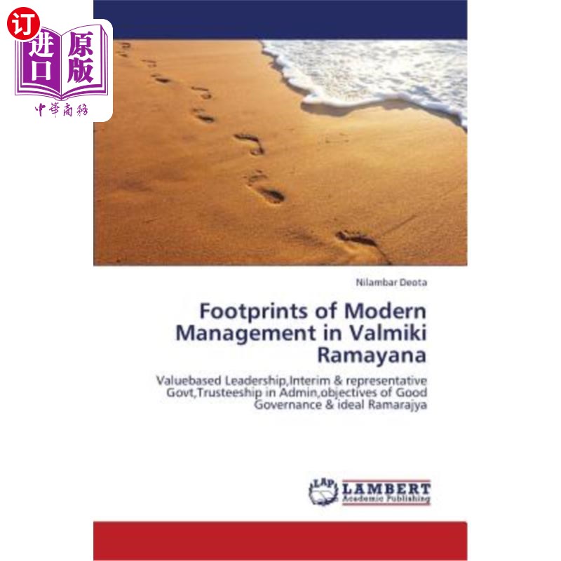 海外直订Footprints of Modern Management in Valmiki Ramayana《瓦尔米基罗摩衍那》中的现代管理足迹