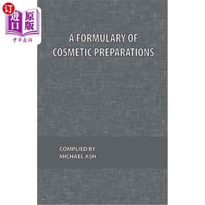 海外直订医药图书A Formulary of Cosmetic Preparations 化妆品制剂处方
