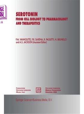 海外直订医药图书Serotonin: From Cell Biology to Pharmacology and Therapeutics 血清素：从细胞生物学到药理学和治疗学