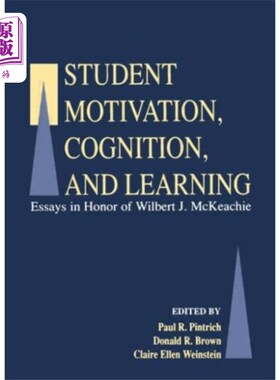 海外直订Student Motivation, Cognition, and Learning 学生动机、认知与学习