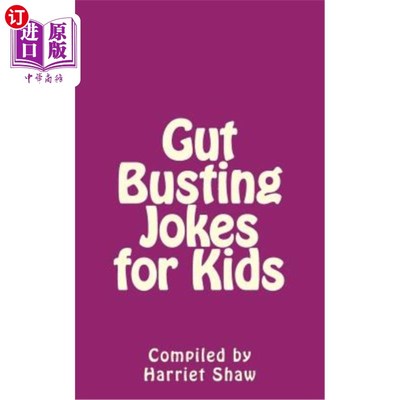 海外直订Gut Busting Jokes for Kids 给孩子们讲的伤筋动骨的笑话