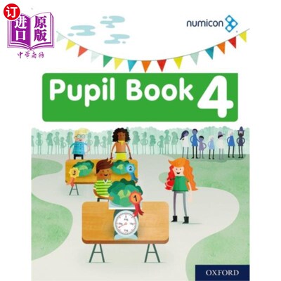 海外直订Numicon: Numicon Pupil Book 4 努米康：努米康瞳孔第四册