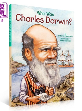谁是查尔斯达尔文 Who Was Charles Darwin 儿童科普文学 人物传记 中小学生阅读 英文原版 7-12岁 Who was系列【中商原版】
