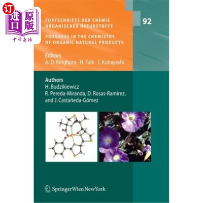 海外直订Fortschritte Der Chemie Organischer Naturstoffe / Progress in the Chemistry of O 《有机天然产物化学进展》第