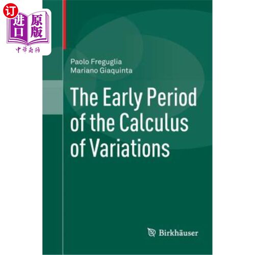 海外直订The Early Period of the Calculus of Variations 变分法的早期阶段