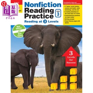 海外直订Nonfiction Reading Practice, Grade 3 Teacher Resource 非小说阅读实践,3年级