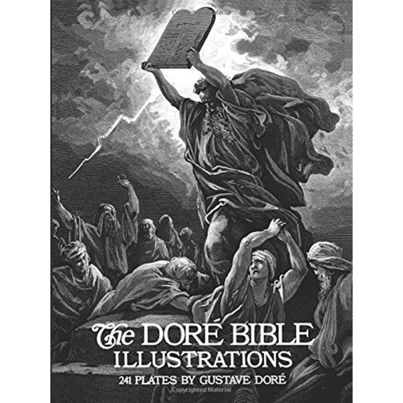 预售 The Dore Bible Illustrations 进口艺术 多雷黑白插画 241幅黑白版画 古斯塔夫多雷【中商原版】