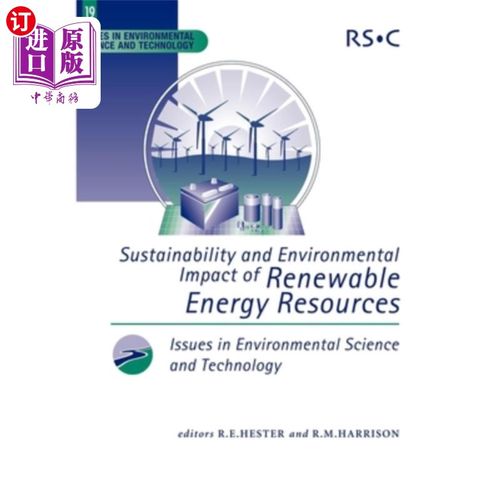 海外直订Sustainability and Environmental Impact of Renewable Energy Sources 可再生能源的可持续性和环境影响