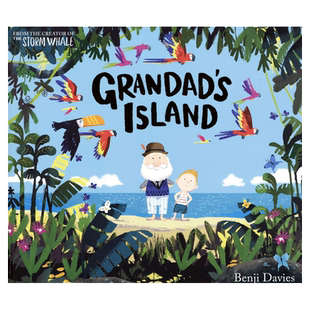 【中商原版】Benji Davies班吉戴维斯：爷爷的天堂岛 英文原版 GrandadS Island 绘本 3-6岁 精品绘本