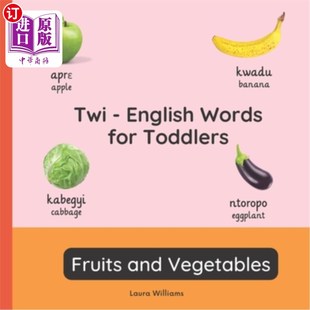 Toddlers Vegetables English for 双胞胎 水果和 海外直订Twi Fruits Words Learn Teach and 幼儿英语单词 Twi