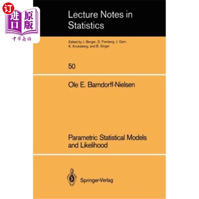 海外直订Parametric Statistical Models and Likelihood 参数统计模型与似然