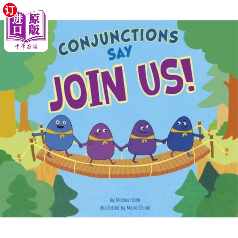 海外直订Conjunctions Say "join Us!" 连词表示“加入我们!”
