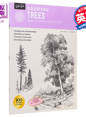 【How to Draw & Paint】Drawing: Trees进口艺术 如何绘画系列：树 素描技巧 Quarto【中商原版】