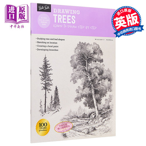 【How to Draw & Paint】Drawing: Trees进口艺术 如何绘画系列：树 素描技巧 Quarto【中商原版】