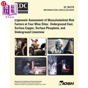 Four Assessment Factors 海外直订Ergonomic Mine 四个矿区肌肉骨骼危险因素 Musculoskeletal Undergr Risk Sites