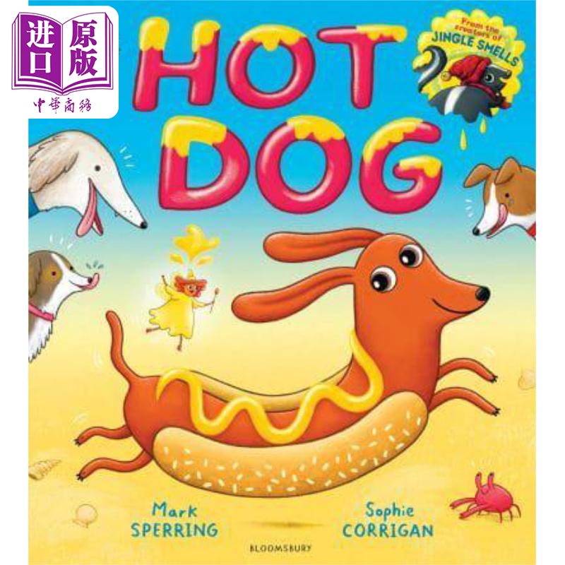 现货 Hot Dog 一条热狗 英文原版儿童绘本 动物及动物故事主题 Mark Sperring 4到6岁【中商原版】