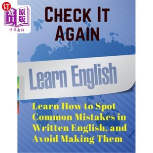 and Again How 海外直订Check Common English Avoid Written Learn Mistakes 学习如何发现书面 再次检查 Spot