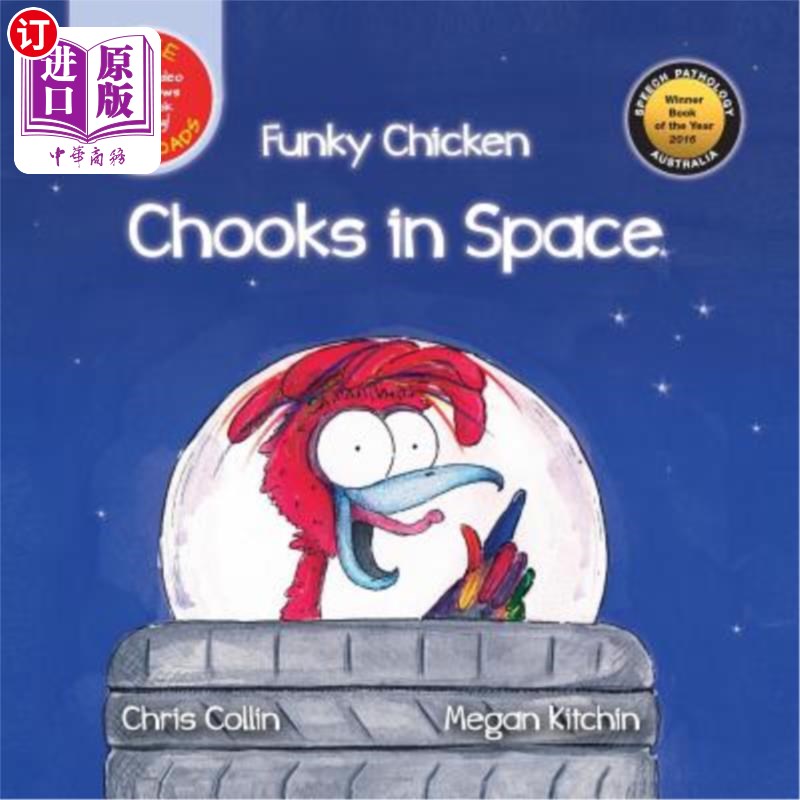 海外直订Funky Chicken Chooks in Space 太空中的时髦鸡鸡