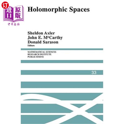 海外直订Holomorphic Spaces 全纯空间