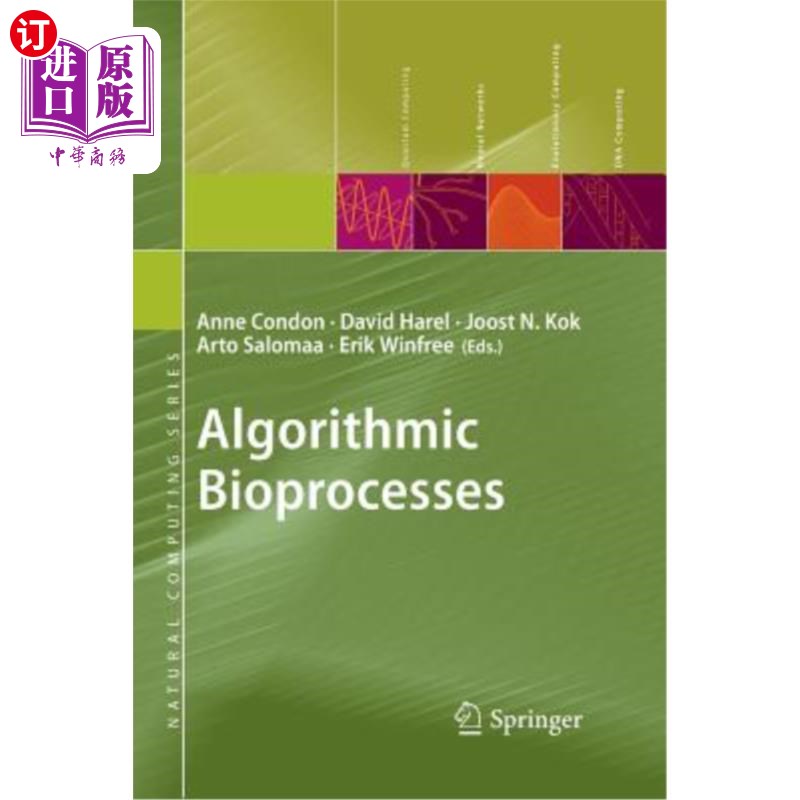 海外直订Algorithmic Bioprocesses 算法的生物过程