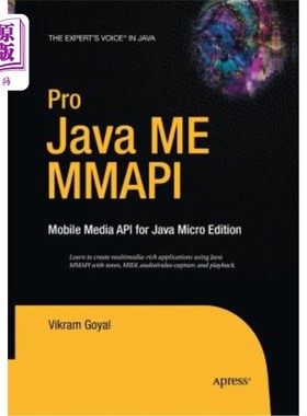 海外直订Pro Java ME MMAPI: Mobile Media API for Java Micro Edition Pro Java ME mapi:用于Java微版的移动媒体API