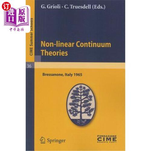 海外直订Non-Linear Continuum Theories: Lectures Given at a Summer School of the Centro I 非线性连续统理论：在布雷萨